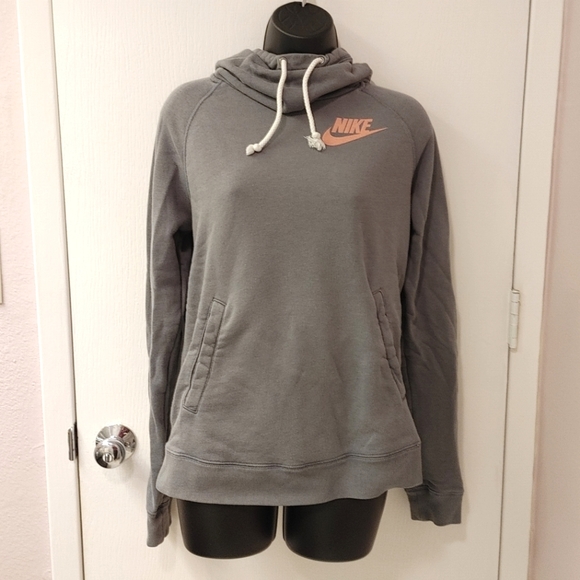 Nike Tops - EUC NIKE cowl neck hooded sweatshirt